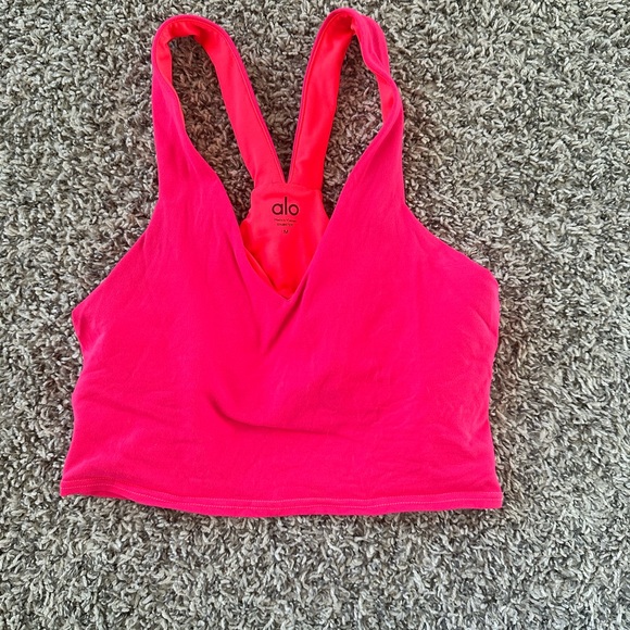Alo Pink top - Picture 1 of 2